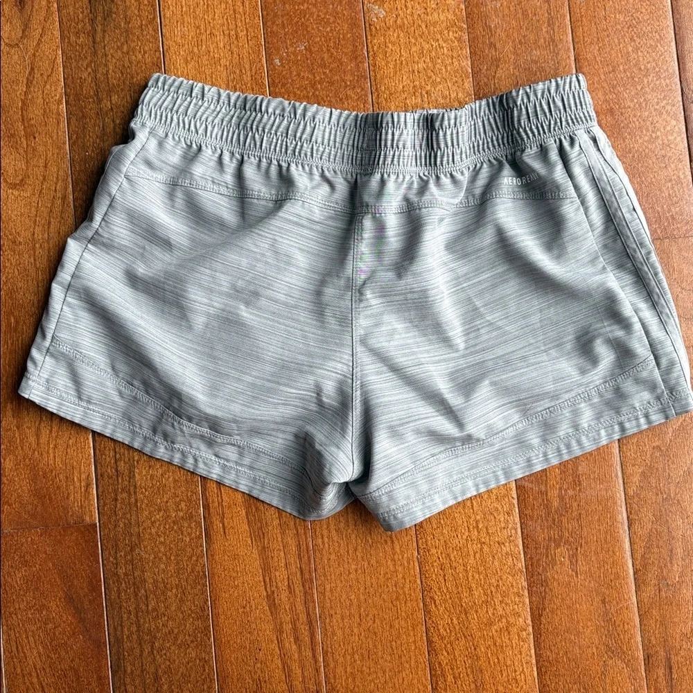 Adidas AEROREADY Women’s Gray Athletic Running Shorts 3” Inseam Size M
